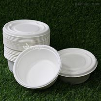 350ml圆形外卖餐盒一次性纸碗打包汤碗